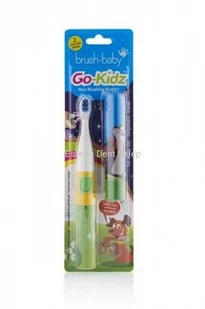 BRUSH-BABY Go-Kidz - szczoteczka soniczna dla dzieci w wieku 3+ Bóbr - Szczoteczki do zębów dla dzieci - miniaturka - grafika 2