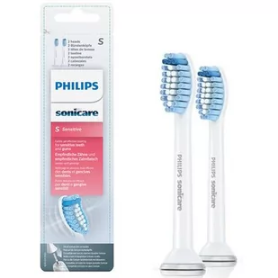 Philips Końcówki do Sonicare Sensitive HX6052/07 2szt. - Końcówki do szczoteczek elektrycznych - miniaturka - grafika 1