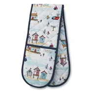 Fartuchy i rękawice kuchenne - Bawełniana podwójna łapka Cooksmart ® Beside The Seaside - miniaturka - grafika 1