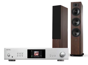 Rotel S14 (srebrny) + Tesi 6 (mokka) - Zestawy stereo - miniaturka - grafika 1
