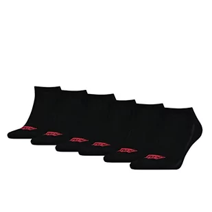 Levi's Sneakersy uniseks Low Cut Batwing Logo 6p Ecom, Jet Black, 35 EU - Sneakersy damskie - miniaturka - grafika 1