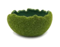 Wielkanoc - Jajko Wielkanocne, Skorupka Osłonka Doniczka, Zielona, 14 cm - miniaturka - grafika 1