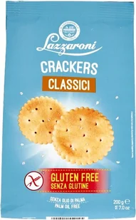 Krakersy Crackers Senza Glutine Classici 200g - Lazzaroni bez glutenu - Krakersy - miniaturka - grafika 1