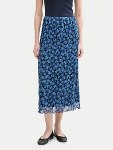 Tom Tailor Denim Spódnica midi 1045502 Niebieski Regular Fit - Spódnice - miniaturka - grafika 1