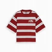 Koszulki i topy damskie - PUMA KOSZULKA SQUAD STRIPED 68153813 r S - miniaturka - grafika 1