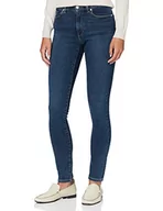 Spodnie damskie - GANT Damskie spodnie rekreacyjne Skinny Super Stretch, Dark Blue Worn in, 33W / 30L - miniaturka - grafika 1