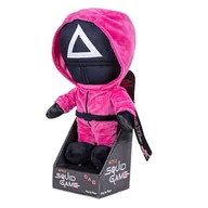 Maskotki i pluszaki - Strażnik Gry Squid Game Pluszak Kolekcjonerski 29cm Oryginalna Maskotka Netflix Trójkąt - miniaturka - grafika 1