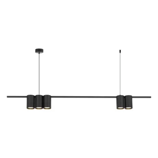 Lampa wisząca (listwa) GENESIS BLACK 5xGU10 - Lampy sufitowe - miniaturka - grafika 1