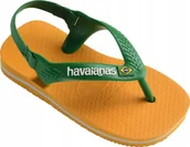 Buty dla dziewczynek - Havaianas Dziecięce Sandały Żółto Zielone 19 Słw - miniaturka - grafika 1