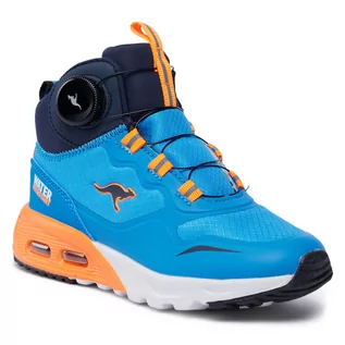 Buty dla chłopców - Trzewiki KangaRoos KX-Raptor Hi FX 18903-000-4321 Brilliant Blue/Neon Orange - grafika 1