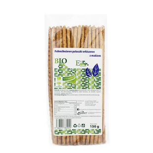 Paluszki Bio Paluszki orkiszowe pełnoziarniste z makiem 150 g Bio - Paluszki - miniaturka - grafika 1