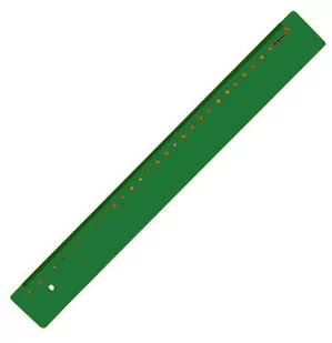 Leniar Linijka kolorowa 30cm zielony plastik 20093 - Linijki, ekierki - miniaturka - grafika 1