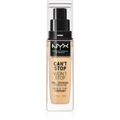 Podkłady do twarzy - NYX Cant Stop Wont Stop Foundation-NATURAL - miniaturka - grafika 1