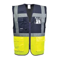 Odzież robocza - Kamizelka Executive Paris Żółty Granat 3XL - miniaturka - grafika 1