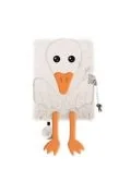 Podręczniki dla liceum - Pamiętnik z kłódką 3D Włochacz A5 Goose - miniaturka - grafika 1
