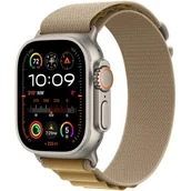 Akcesoria do smartwatchy - Pasek do Apple Watch (44/45/46/49mm) M Beżowy (Tytan naturalny) - miniaturka - grafika 1