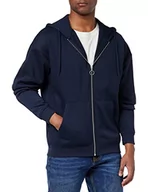 Bluzy męskie - Jack&JONES męska bluza z kapturem Jorbrink Sweat Zip Through Hood, granatowa, S - miniaturka - grafika 1