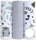 Pieluchy - Ega Pieluszki muślinowe 60x80cm 3szt nr12 - miniaturka - grafika 1