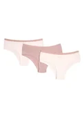 Majtki damskie - Majtki szorty briefy Pa-Pa 3-pak Henderson różowy, kremowy S - miniaturka - grafika 1