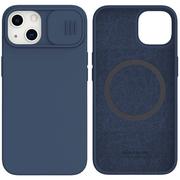 Etui i futerały do telefonów - Nillkin CamShield Silky Magnetic - Etui Apple iPhone 13 z osłoną aparatu (Midnight Blue) - miniaturka - grafika 1