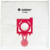 Worki do odkurzaczy - Zelmer Zestaw worków SAFBAG 4+1 A494220.00 czerwony ZVCA300B - miniaturka - grafika 1