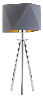 Mała lampka z abażurem na chromowanym stelażu - G0-H77 - Lampy stojące Mała lampka z abażurem na chromowanym stelażu - G0-H77 - Lampy stojące - miniaturka - grafika 1