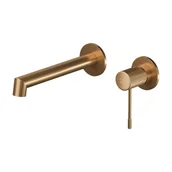 Baterie umywalkowe - Bateria umywalkowa podtynkowa Cersanit Zen miedź szczotkowana S951-803 - miniaturka - grafika 1