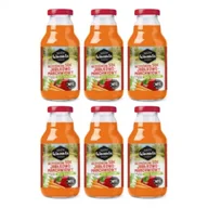 Soki i napoje niegazowane - Sady Wincenta Sok 100% jabłkowo-marchewkowy naturalnie mętny tłoczony NFC Zestaw 6 x 330 ml - miniaturka - grafika 1