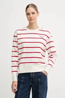 Bluzy damskie - Pepe Jeans bluza bawełniana damska kolor beżowy wzorzysta PL5800020 - miniaturka - grafika 1