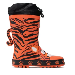 Kalosze Regatta Mudplay Jnr RKF649 Pomarańczowy - Buty dla chłopców - miniaturka - grafika 1