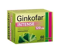 Układ nerwowy - BIOFARM SP.Z O.O. Ginkofar Intense 60 Tabletek - miniaturka - grafika 1