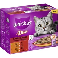 Mokra karma dla kotów - Whiskas Duo Wielopak Classic Combos w galarecie 12 x 85 g - miniaturka - grafika 1