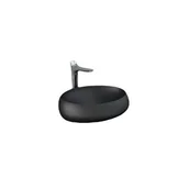 Umywalki - RAK Ceramics Cloud Umywalka nablatowa 58x40 cm czarny mat CLOCT6000504A - odbiór osobisty: Kraków, Warszawa - miniaturka - grafika 1