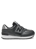 Buty dla dziewczynek - New Balance Sneakersy PV574FM Czarny - miniaturka - grafika 1