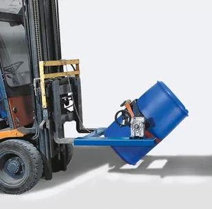 Wywrotnica beczek, stal, lakierowana, beczki Ø 380 - 600mm + Generator ozonu za 1 złotych! (udźwig: 300 kg) 72279794 - Wyposażenie gospodarstwa rolnego - miniaturka - grafika 2
