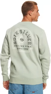 bluza męska QUIKSILVER SURF THE EARTH CREW Iceberg Green - GHG0 - Bluzy męskie - miniaturka - grafika 1