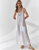 Sukienki - Sukienka Kuzu Biała - miniaturka - grafika 1