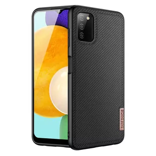 Dux Ducis Fino etui pokrowiec pokryty nylonowym materiałem Samsung Galaxy A03s czarny - Etui i futerały do telefonów - miniaturka - grafika 1