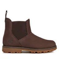 Buty dla dziewczynek - Botki Timberland Asphalt Trail Chls TB0A2BK2V131 Brązowy - miniaturka - grafika 1