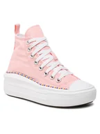 Buty dla dziewczynek - Converse Trampki Ctas Move Hi 272853C Różowy - miniaturka - grafika 1