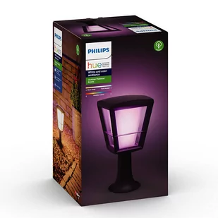 Philips Philips Econic Hue Outdoor Pedestal Light Black 17441/30/P7 31,45 zł - Systemy inteligentnych domów - miniaturka - grafika 4