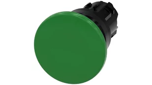 Siemens Przycisk grzybkowy 22mm okrągły tworzywo zielony 40mm z samopowrotem 3SU1000-1BD40-0AA0 3SU1000-1BD40-0AA0 - Inne akcesoria elektryczne - miniaturka - grafika 1