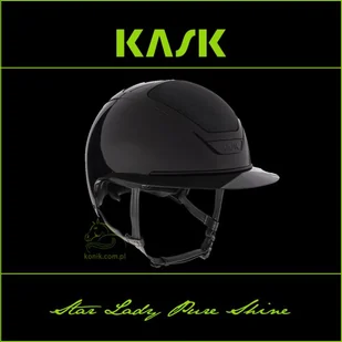 Kask Sport Kask Star Lady Pure Shine - KASK - czarny - roz. 50-54 - Kaski do jazdy konnej - miniaturka - grafika 1