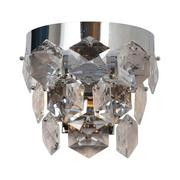 Lampy ścienne - Milagro Kinkiet kryształowy designerski GRACE CHROME 2xE14 chrom ML6934 - miniaturka - grafika 1