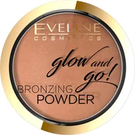 Bronzery i konturowanie twarzy - Eveline Eveline Glow&Go Bronzer w kamieniu nr 02 - miniaturka - grafika 1