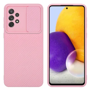 Pokrowiec Do Samsung Galaxy A72 4G / 5G Etui w Bonbon róża Obudowa Case Cover Ochrona kamery Cadorabo - Etui i futerały do telefonów - miniaturka - grafika 1