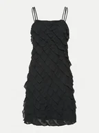 Sukienki - YAS Sukienka koktajlowa Danci 26035272 Czarny Regular Fit - miniaturka - grafika 1