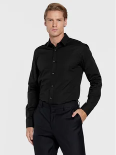 Hugo Koszula Elisha02 50479396 Czarny Slim Fit - Koszule męskie - miniaturka - grafika 1