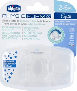 CHICCO-7308831-SMOCZEK PF CRYSTAL 2-6M 2SZT - Smoczki uspokajające - miniaturka - grafika 1