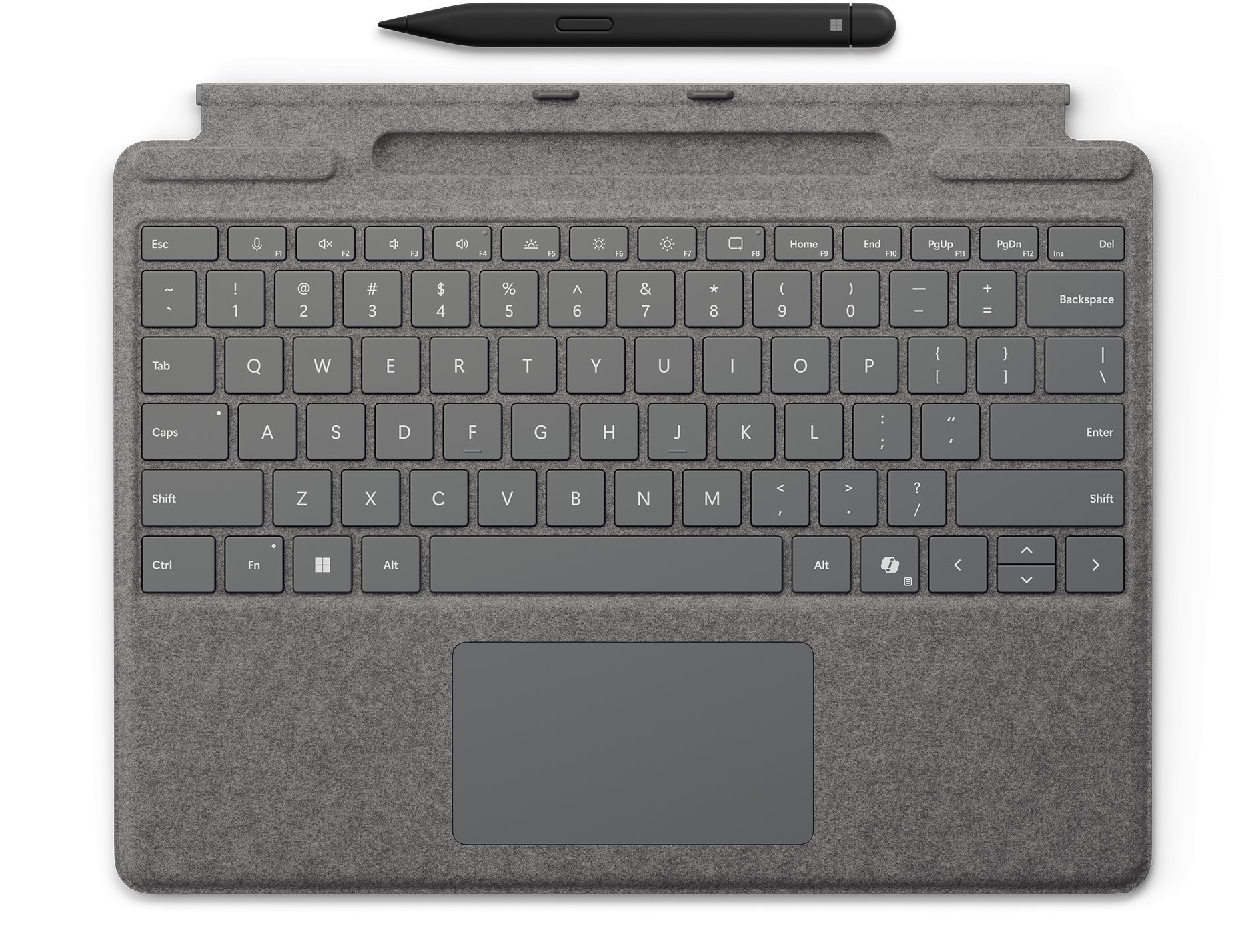 Microsoft Microsoft Surface Pro Keyboard + Slim Pen, QWERTY, Nordic, Touchpad, Microsoft, Surface Pro 11 Surface Pro 10 Surface Pro 9 Surface Pro 8, Platinum